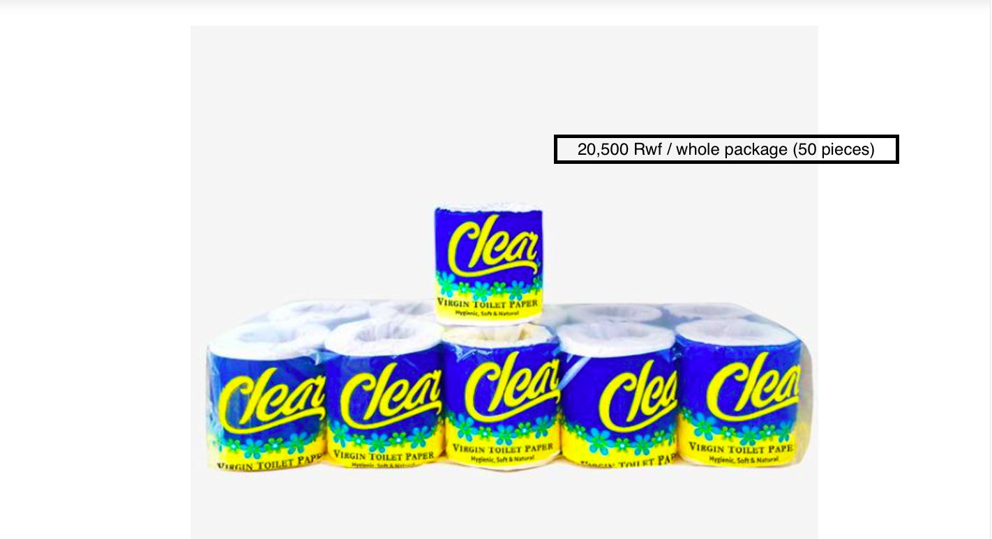 Clear Toilet Paper 1Q